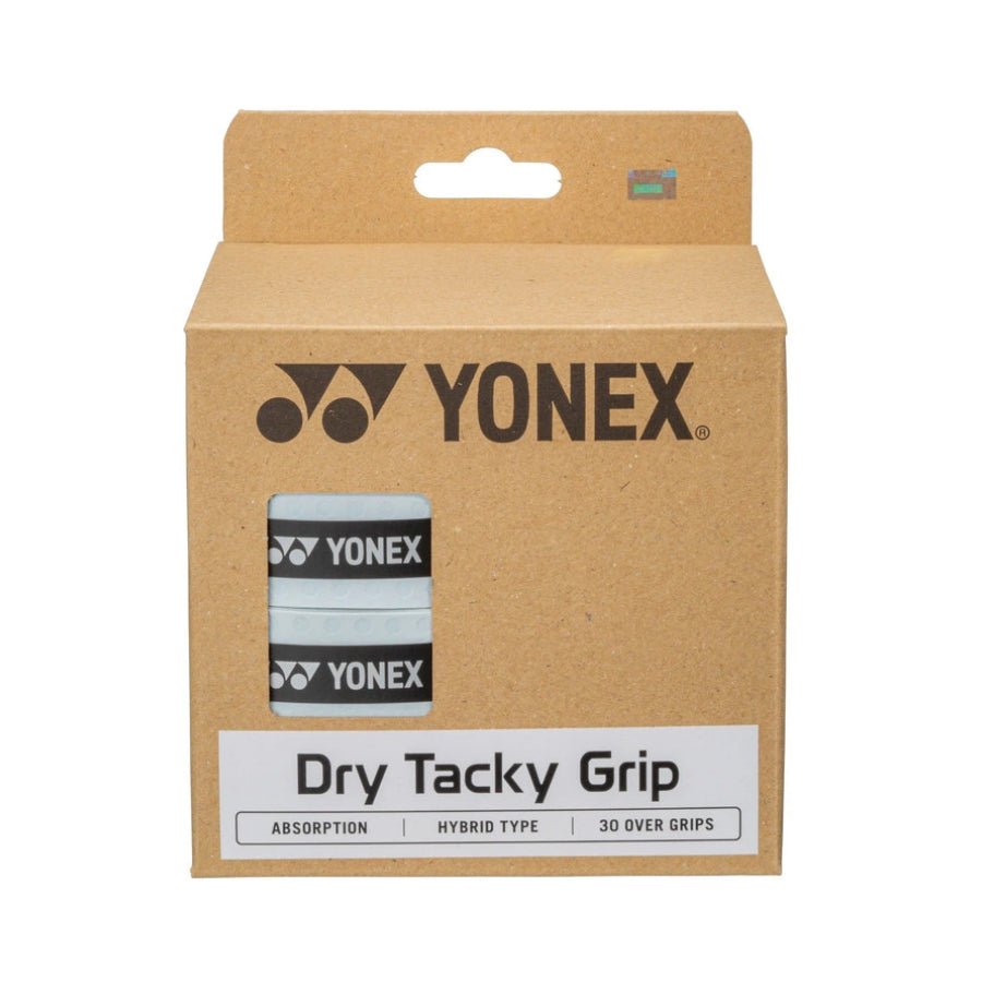 YONEX Dry Tacky Grip (30 Wraps) AC153 - 30 - White - Gem Sports
