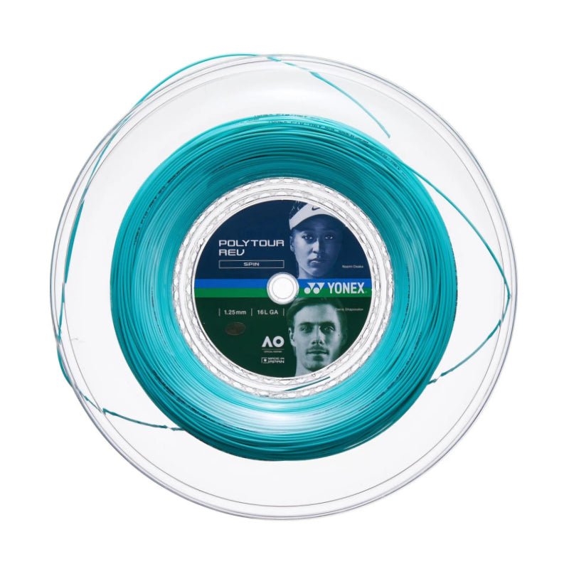 YONEX Poly Tour Rev 16L (1.25mm) Tennis String 200m Reel - Mint - Gem Sports