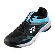 YONEX Power Cushion Cascade Drive Accel WIDE Badminton Shoes - Black/Ice Blue - Gem Sports