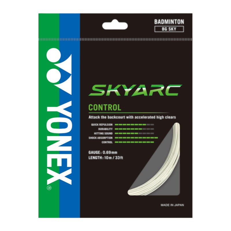 YONEX SKYARC Badminton String Set (10m) - White - Gem Sports