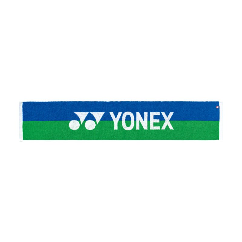 YONEX SLIM Sports Towel (20 x 100cm) 100% Cotton AC1112YX - Blue/Green - Gem Sports