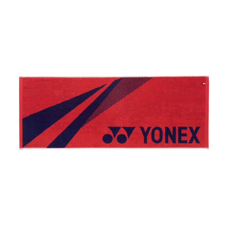 YONEX Sports Towel (40 x 100cm) 100% Cotton AC1071YX - Coral Red - Gem Sports