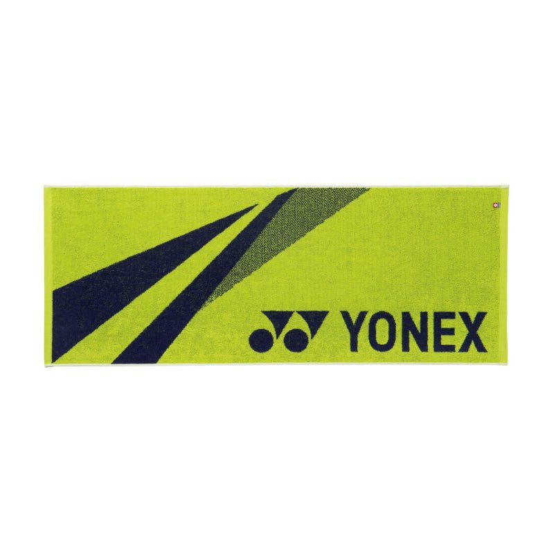 YONEX Sports Towel (40 x 100cm) 100% Cotton AC1071YX - Lime Green - Gem Sports