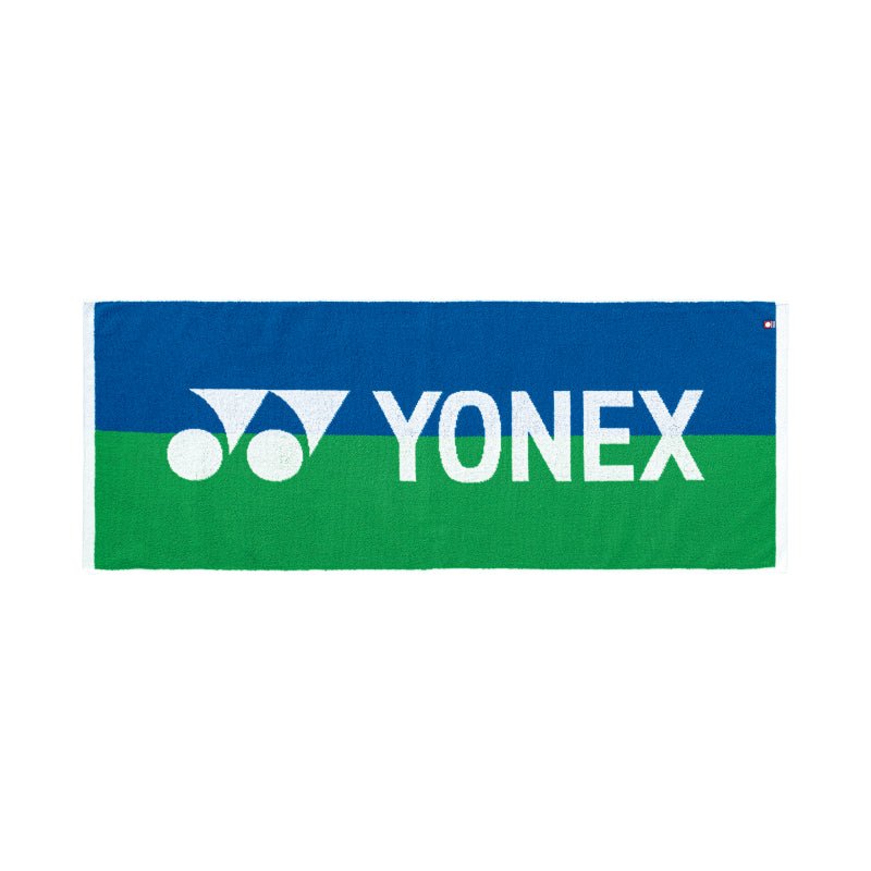 YONEX Sports Towel (40 x 100cm) 100% Cotton AC1111YX - Blue/Green - Gem Sports