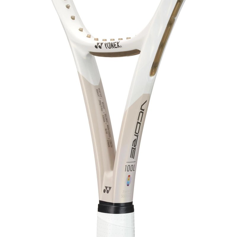 YONEX VCORE 100L (Sand Beige) 280g Tennis Racquet - Unstrung & Free Grip - Gem Sports