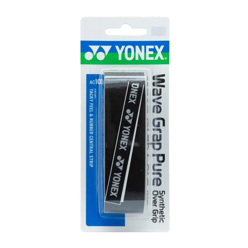 YONEX Wave Grap Pure (1 Wrap) AC108WEX - Black - Gem Sports