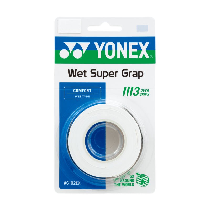 YONEX Wet Super Grip (3 Wraps) AC102EX - Multiple Colors - Gem Sports
