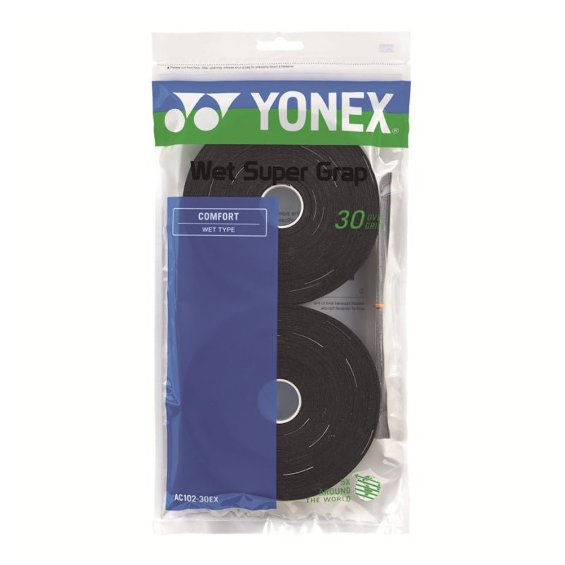 YONEX Wet Super Grip (30 Wraps) AC102EX - 30 - Multiple Colors - Gem Sports