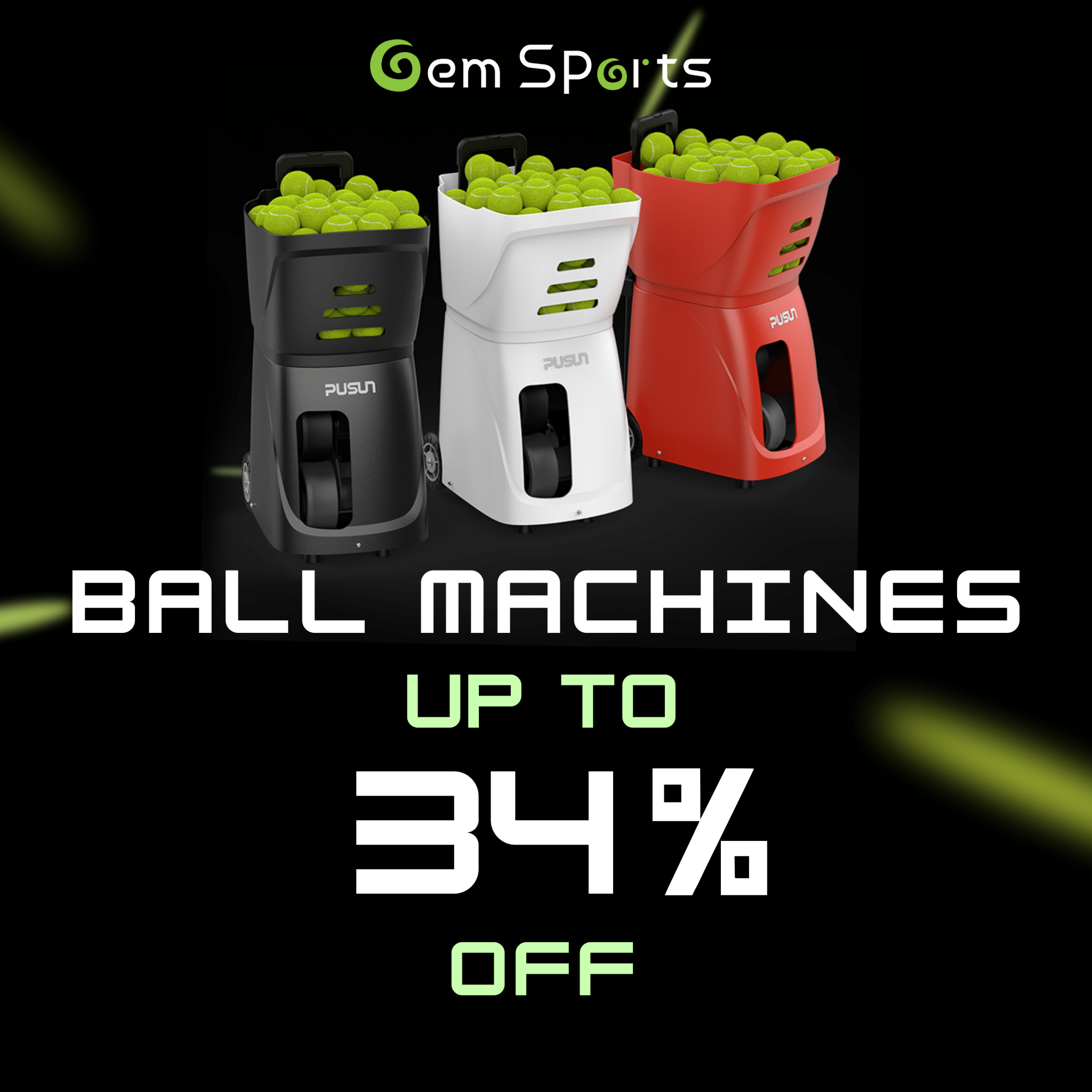 Train Like a Pro: How Ball Machines Can Improve Your Game 🏅🎾 – Gem Sports