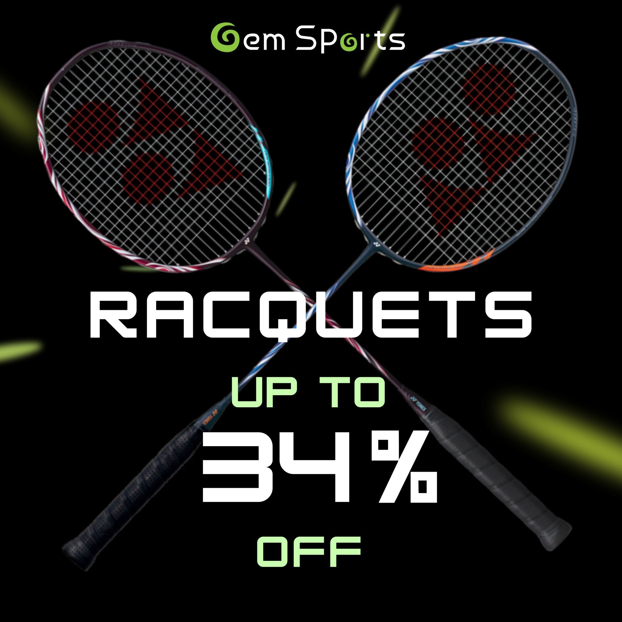 RACQUETS BLACK FRIDAY SALE - Gem Sports