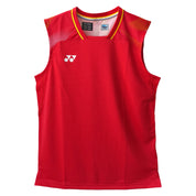 YONEX Men's Sleeveless Top (TEAM CHINA) 10734YX - Bright Red
