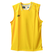 YONEX Men's Sleeveless Top (TEAM CHINA) 10734YX - Bright Golden Yellow