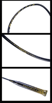 OGKILS LD1000Z Badminton Racquet Black/Yellow - Gem Sports