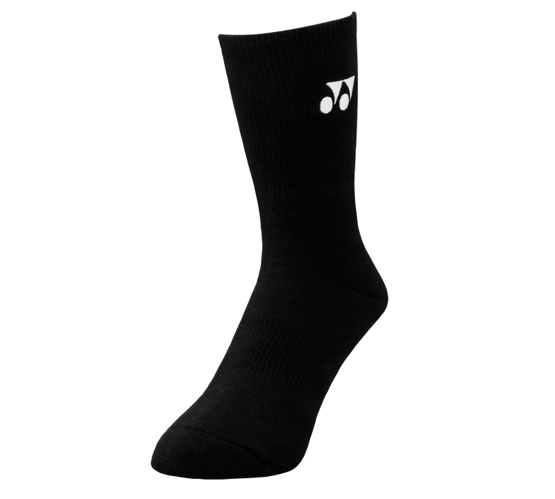 YONEX Sport Crew Socks (Made in Japan) 19120YX Black - Gem Sports