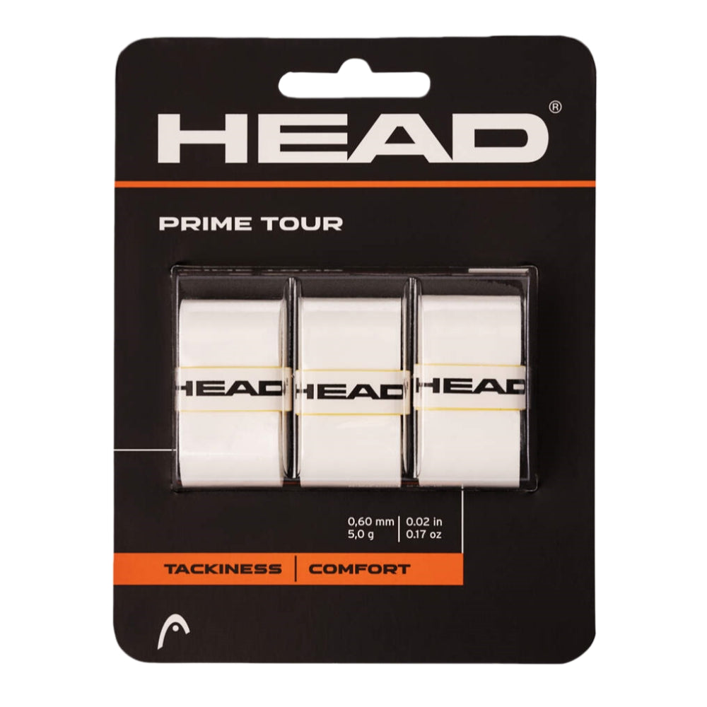 HEAD Prime Tour Overgrip (3 Wraps) – White