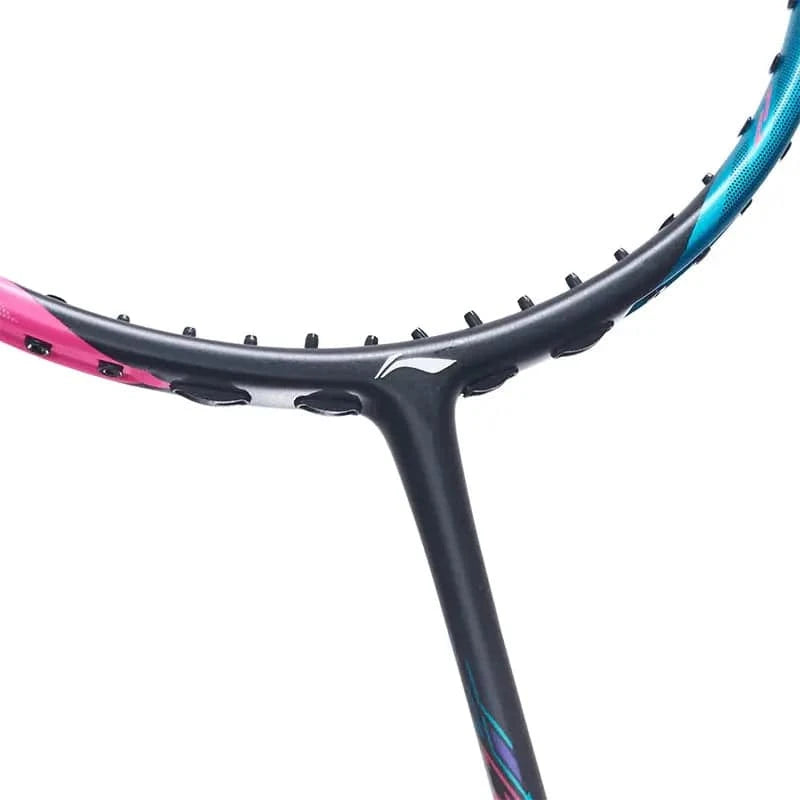 LI-NING HALBERTEC 8000 Badminton Racquet Black/Blue/Pink - Gem Sports