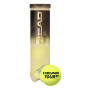 HEAD TOUR XT (4 Ball Can) Tennis Balls – 1 Case (18 Cans / 72 Balls)