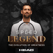 HEAD SPEED MP LEGEND 2025 (Black/Gold) 300g Tennis Racquet - Strung & Free Grip