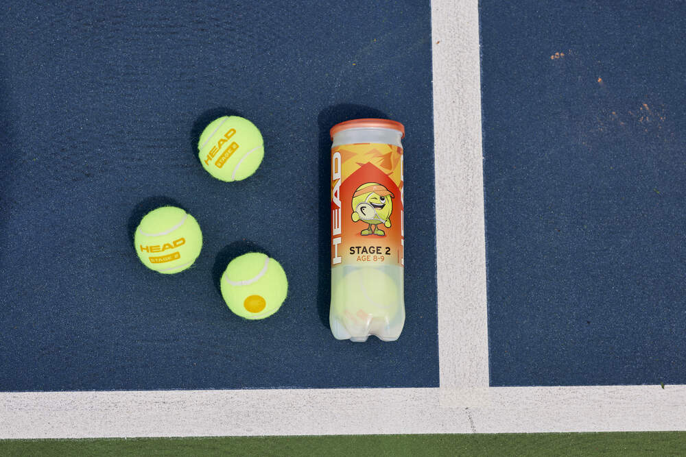 HEAD STAGE 2 ORANGE (3 Ball Can) Tennis Balls – 1 Can