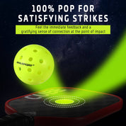 AMA SPORT X-ACE40 Rotational Pickleball Balls Green 12PCS(PET) - Gem Sports