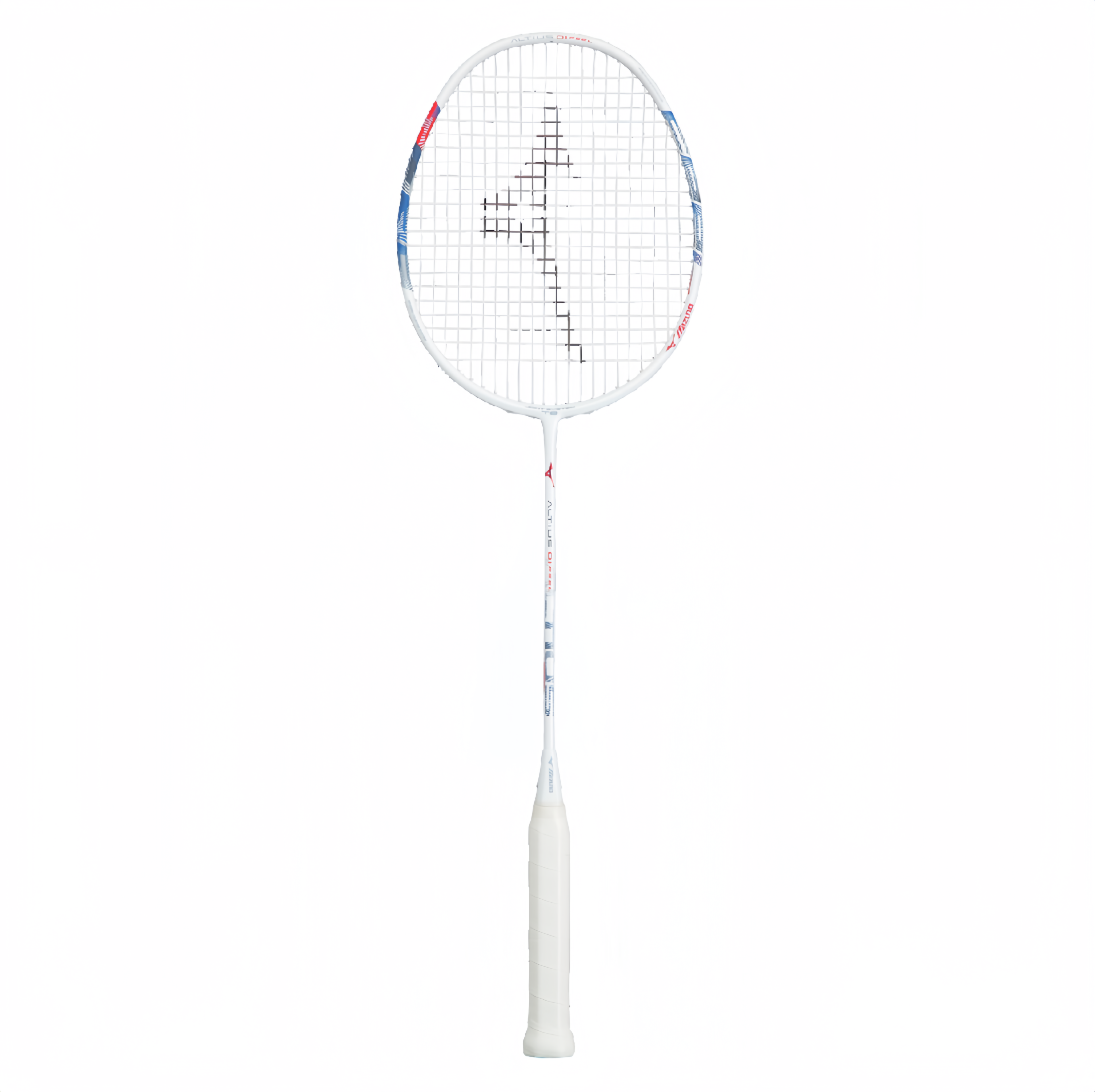 MIZUNO ALTIUS 01 FEEL (White/Red) 3U/G5 Badminton Racquet – Unstrung & Free Grip