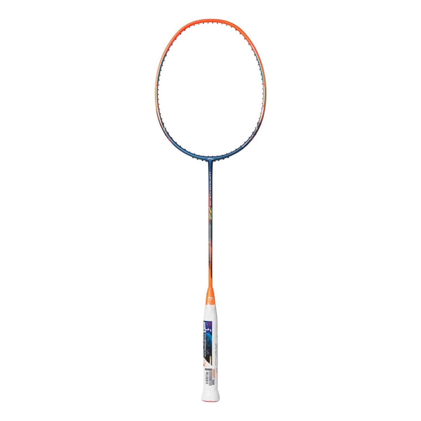 LI-NING WindStorm 72 Badminton Racquet Blue Orange - Gem Sports