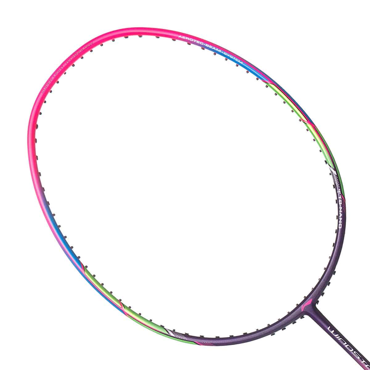 LI-NING WindStorm 72 Badminton Racquet Purple Pink - Gem Sports