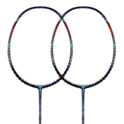 LI-NING Aeronaut 9000C Badminton Racquet Navy Red - Gem Sports