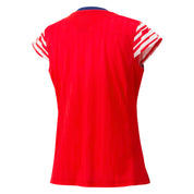 YONEX 2025 China National Team Women's Crew Neck Shirt 20860YX - Clear Red