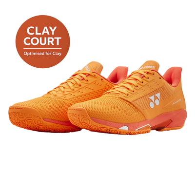 YONEX 2026 Power Cushion Ad-Accel (Clay Court) WOMEN'S Tennis Shoes - Sherbet Orange