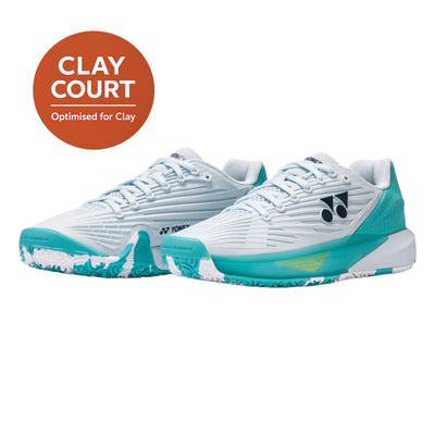 YONEX 2026 Power Cushion Eclipsion 5 (Clay Court) WOMEN'S Tennis Shoes - Pale Blue
