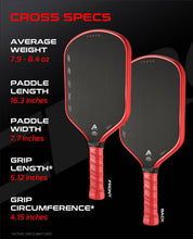 AMA SPORT Cross Pickleball Paddle Red (USAPA Approved) - Gem Sports