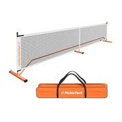 PickleTech 3.0 Portable Pickleball Net System 22FT Orange - Gem Sports