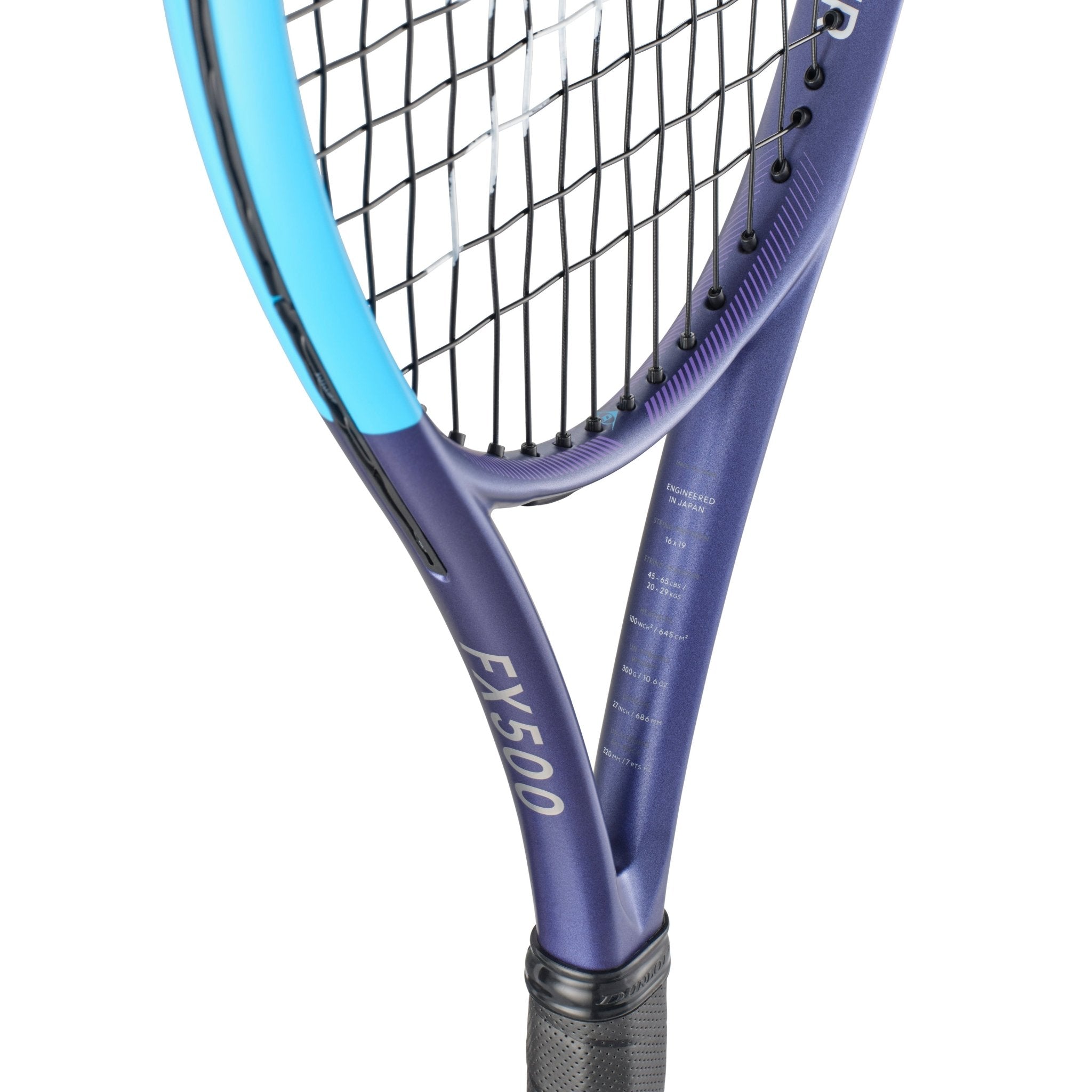 DUNLOP 2026 FX500 (300g) Tennis Racquet - Strung & Free Grip - Gem Sports