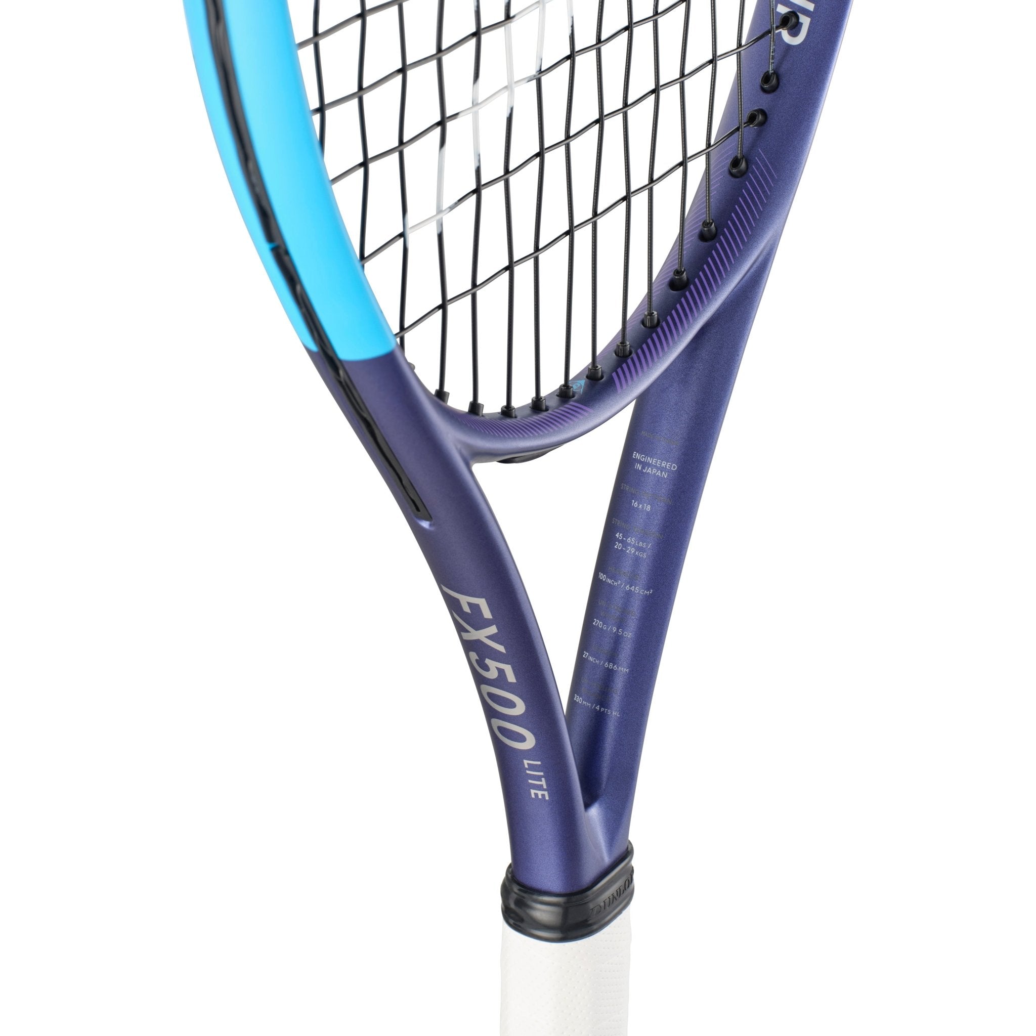 DUNLOP 2026 FX500 LITE (270g) Tennis Racquet - Strung & Free Grip - Gem Sports