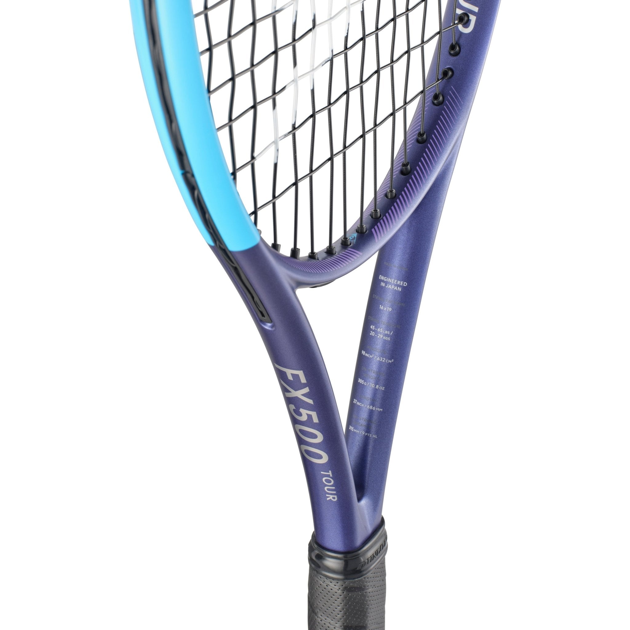 DUNLOP 2026 FX500 TOUR (305g) Tennis Racquet - Strung & Free Grip - Gem Sports