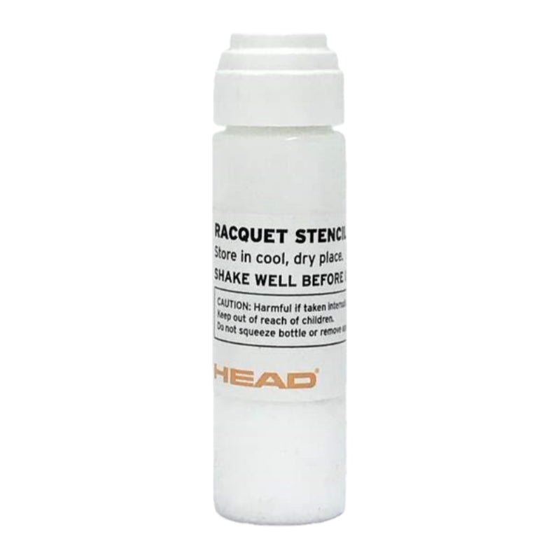 HEAD Logo Stencil Ink - White - Gem Sports
