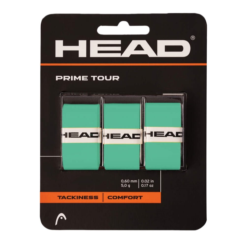 HEAD Prime Tour Overgrip (3 Wraps) – Mint - Gem Sports