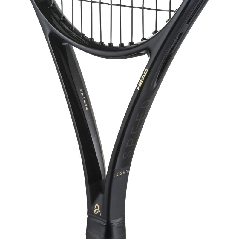 HEAD SPEED MP LEGEND 2025 (Black/Gold) 300g Tennis Racquet - Strung & Free Grip - Gem Sports