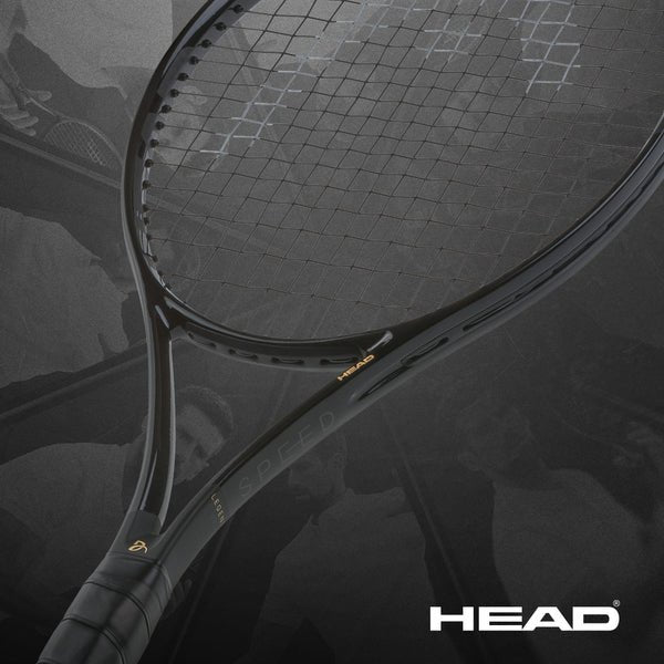 HEAD SPEED PRO LEGEND 2025 (Black/Gold) 310g Tennis Racquet - Strung & Free Grip - Gem Sports