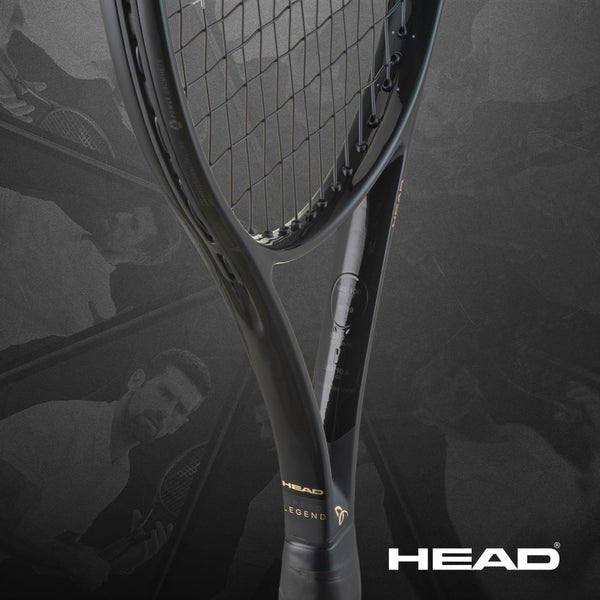 HEAD SPEED PRO LEGEND 2025 (Black/Gold) 310g Tennis Racquet - Strung & Free Grip - Gem Sports