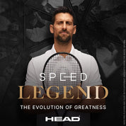 HEAD SPEED PRO LEGEND 2025 (Black/Gold) 310g Tennis Racquet - Strung & Free Grip - Gem Sports