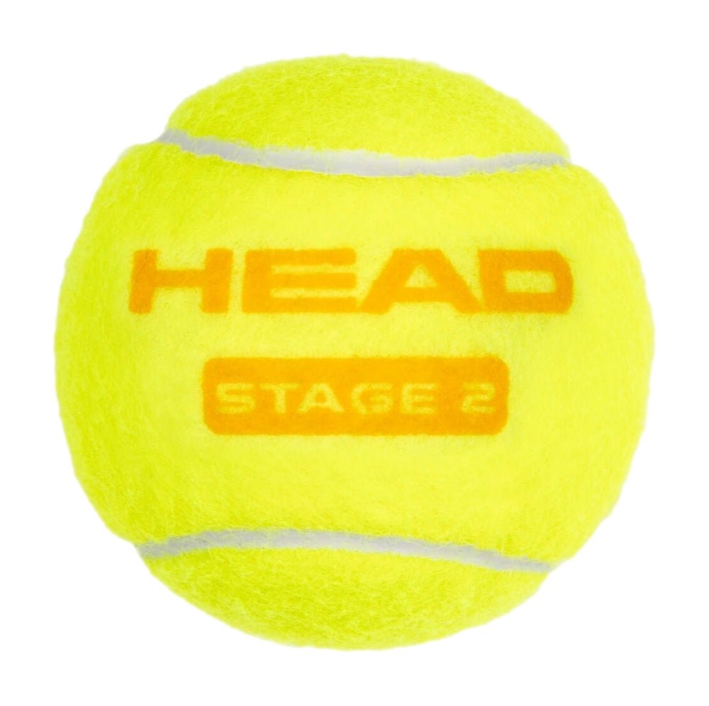 HEAD STAGE 2 ORANGE (3 Ball Can) Tennis Balls – 1 Can - Gem Sports