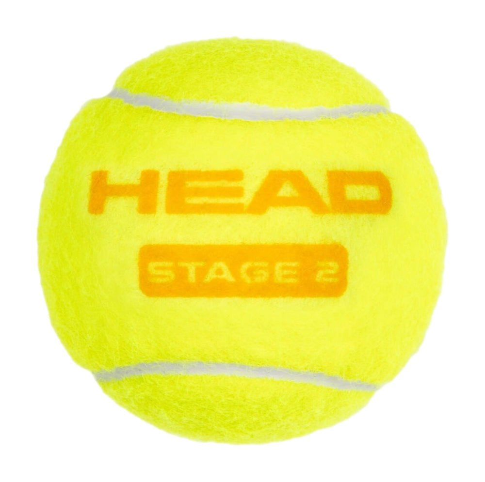 HEAD STAGE 2 ORANGE (3 Ball Can) Tennis Balls – 1 Can - Gem Sports