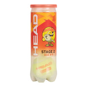 HEAD STAGE 2 ORANGE (3 Ball Can) Tennis Balls – 1 Can - Gem Sports