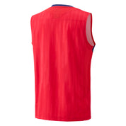 YONEX 2025 China National Team Men's Sleeveless Top 10645YX - Clear Red