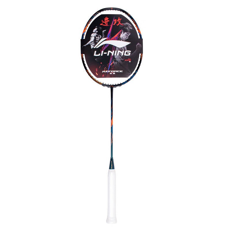 LI - NING 2025 AXFORCE 90 NEW Badminton Racquet Dark Green/Flame Orange - Gem Sports