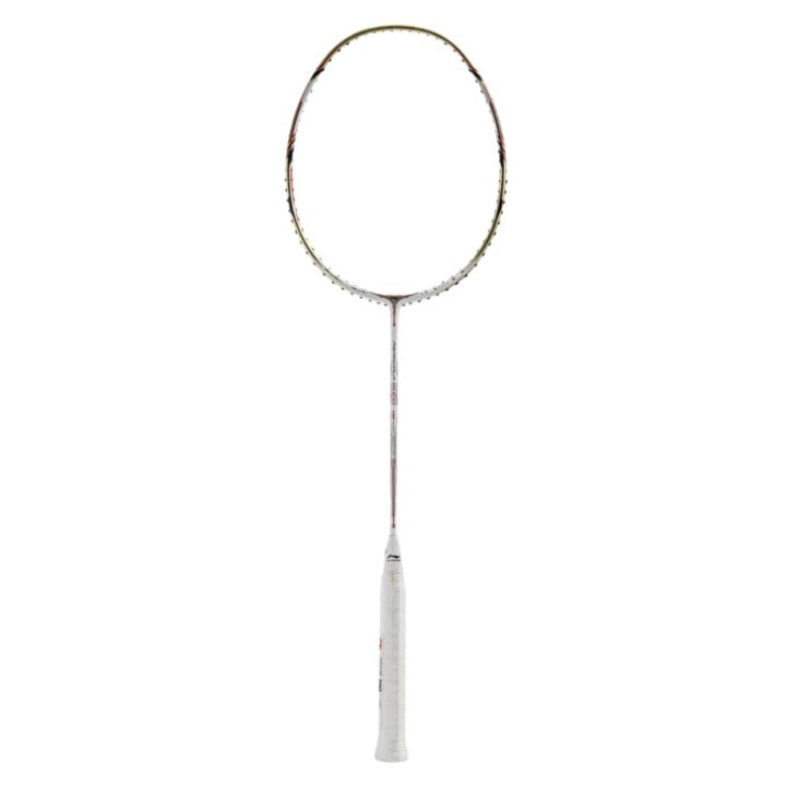 LI-NING Aeronaut 9000 Badminton Racquet | White/Gold | Gem Sports