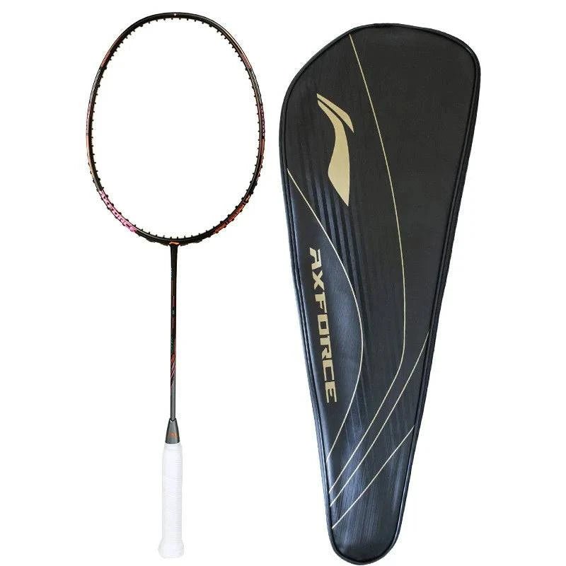 LI - NING AxForce 80 Badminton Racquet Black/Gold - Gem Sports