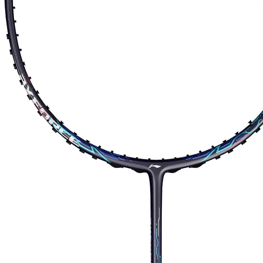 LI - NING AxForce 90 Dragon Max Badminton Racquet Navy Blue - Gem Sports